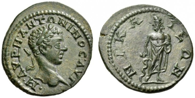 BITHYNIA. Nicaea. Elagabalus, 218-222. Assarion (Bronze, 25 mm, 5.68 g, 7 h). • ...