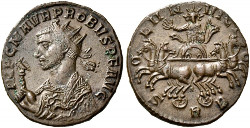 Probus, 276-282. Antoninianus (Billon, 21 mm, 3.07 g, 12 h), Rome, 2nd officina,...