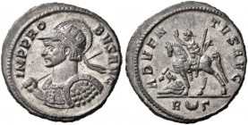 Probus, 276-282. Antoninianus (Billon, 23 mm, 3.87 g, 12 h), Rome mint, 6th officina, 279. IMP PRO-BVS AVG Radiate, helmeted and cuirassed bust of Pro...