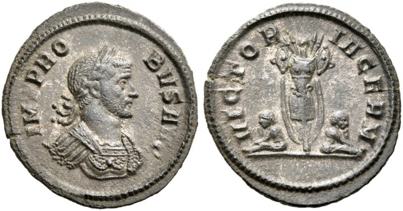 Probus, 276-282. Denarius (Billon, 19 mm, 2.26 g, 12 h), Rome, 281. IMP PROBVS A...
