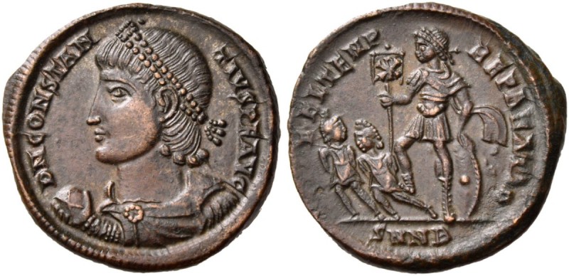 Constantius II, 337-361. Centenionalis (Bronze, 21 mm, 4.32 g, 12 h), Nicomedia,...