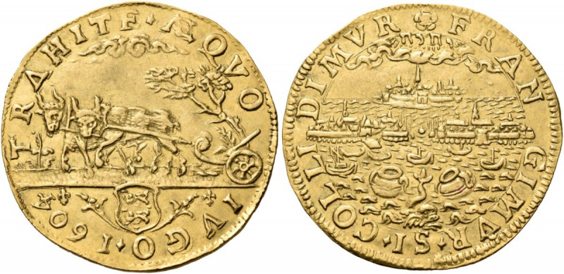 NETHERLANDS, The Dutch Republic. West-Friesland. Medal (Gold, 38.5 mm, 15.28 g, ...