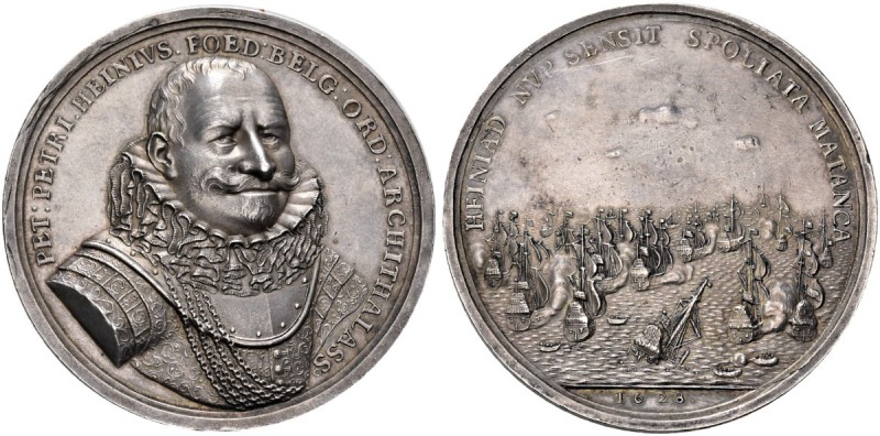 NETHERLANDS. The Dutch Republic. Medal (Silver, 60 mm, 92.04 g, 12 h), on the ca...