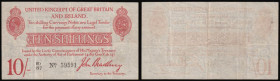 Ten Shillings Bradbury T12.2 issued 1915 serial number E1/87 59591, VF or near so a pleasant collectable note

Estimate: GBP 120 - 180