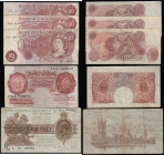 One Pound Fisher T31, F1/79 388089 VG with two pinholes, Ten Shillings (4) Beale B266, T31Z 042232 About Fine with some folds, O'Brien (3) B286, A15 0...