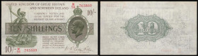Ten shillings Warren Fisher T33 issued 1927 series W/56 765809, Northern Ireland in title, EF or near so

Estimate: GBP 80 - 140