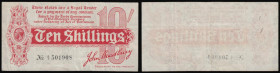 Ten Shillings Bradbury De La Rue Red 1914 T9 A/1 501908 VF

Estimate: GBP 120 - 220