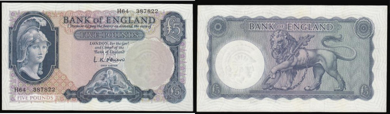 Five Pounds O'Brien Lion and Key 1961 B280 H64 387822 Unc

Estimate: GBP 40 - ...