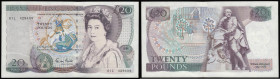 Twenty Pounds Gill B355 Shakespeare Reverse 01L 429409 scarce First run (March 1988) AU to UNC

Estimate: GBP 120 - 220