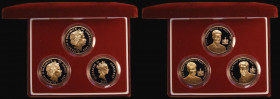 Channel Islands - The Prince William of Wales Gold Collection, Five Pounds a 3-coin set 2003 in gold comprising Guernsey Five Pounds 2003 Gold Proof K...