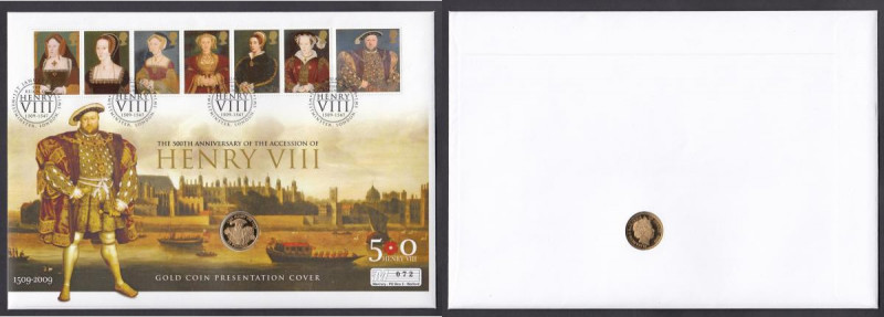 Jersey Numismatic First Day Cover 2009 500th Anniversary of the Accession of Hen...