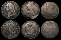 World Crown-sized (3) France Ecus (2) 1770L Bayonne Mint KM#564.9 About Fine, 1786M Toulouse Mint KM#564.10 Fine/Good Fine with some heavy adjustment ...