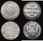 Shillings 19th Century (2) Yorkshire - York 1811 Cattle & Barber, Y on blade to the right of the last 1 in the date, Davis 60 NEF with some contact ma...