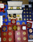 Israel a large collection of Medals (250) in plush albums and presentation packs, many impressive large sizes, many in the 50mm to 80mm size range, al...