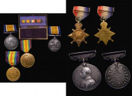 Military Medal - for Bravery In The Field awarded to 85348 Dvr. E.J.Bricknell D.36/BDE: R.F.A, He joined in February 1915 and went to France in July o...