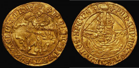 Angel Henry VII Obverse with AGLIE legend, with double saltire stops, and Cross Crosslet spear shaft, Reverse with Saltire stops, S.2186, North 1698, ...