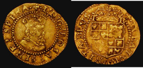 Gold Halfcrown James I Second Coinage, Fifth Bust, S.2631 mintmark Plain Cross, 1.09 grammes, NVF, a little weak on the portrait

Estimate: GBP 600 ...