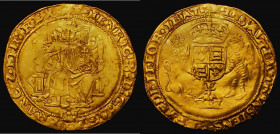 Half Sovereign Edward VI, Coinage in the name of Henry VIII, Southwark Mint S.2394, North 1866, Scheinder 666, mintmark E, 6.31 grammes a little weakl...