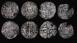 Pennies (4) Henry III Short Cross Class 7, London Mint , moneyer Adam, S.1356B, 0.92 grammes, Fine with a cut section, Henry III Long Cross, Class 5b,...
