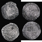 Shilling Charles I Group E, Smaller Bust, with single arched crown, Large XII, S.2796, mintmark Tun, 5.51 grammes, Near Fine/Fine, Sixpence Charles I ...