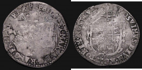 Shilling Philip and Mary 1554 Full titles, with mark of value S.2500 Fair with only partial detail to the portraits, comes with old ticket stating' Se...