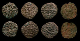 Styca, Kings of Northumbria (3) Eanred (c.810-c.830) moneyer Fordred, S.862 Fine with some pitting, Aethelred II First Reign (841-843/4) moneyer Leofd...