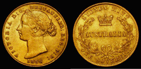 Australia Sovereign 1866 Sydney Branch Mint Marsh 371 Near VF/VF the date and much of the obverse legend double struck

Estimate: GBP 450 - 550