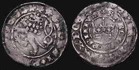 Bohemia Silver Prague Groschen Charles IV (1346-1378) 3.23 grammes. Obverse : A Crown within two concentric legends Inner KAROLVS PRIMVS outer DEI GRA...