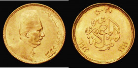 Egypt 20 Piastres Gold AH1341 (1923) KM#339 NEF/EF and pleasing

Estimate: GBP 100 - 150