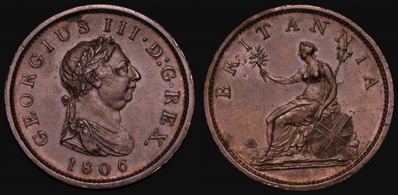 Penny 1806 Incuse Curl Peck 1342 EF toned

Estimate: GBP 40 - 80