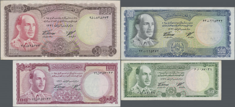 Afghanistan: Huge lot with 33 banknotes of the SH 1346 (1967) ”King Muhammad Zah...