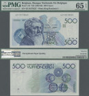 Belgium: Banque Nationale de Belgique 500 Francs ND(1982-98), P.143, PMG graded 65 EPQ. Great item!
 [plus 7 % import fees]