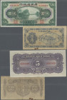 China: Provincial Bank Of Kwangsi, 5 Dollars 1929, P.S2340, S/M #K3531a (Printer: ABNC). Charming rural scene of a house on the bend of a river in gre...