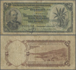 Danish West Indies: Dansk-Vestindiske Nationalbank 5 Francs 1905, P.17, as always a very popular banknote in still nice condition with a few folds and...