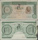 Egypt: National Bank of Egypt 5 Pounds (1961) SPECIMEN, P.38s, with black overprint and perforation ”Cancelled” in English, French, Greek and Arabian ...