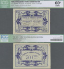 French Somaliland: French Somaliland / Chambre de Commerce de Djibouti, 50 Centimes L.30.11.1919, P.23, ICG graded 60* AU/UNC. Highly Rare and hard to...