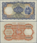 Iran: Imperial Bank of Persia 10 Tomans dated 13th July 1927, Reverse red 'PAYABLE AT TEHERAN ONLY' in top margin. P.14, very popular and rare note wi...