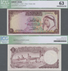 Kuwait: Kuwait Currency Board 1 Dinar L.1960, P.3, ICG graded 63 Uncirculated. Great condition!
 [plus 7 % import fees]