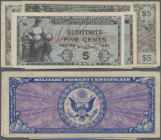United States of America: Military Payment Certificates, series 481, ND(1951-54), 1st print, complete set with 8 banknotes, comprising 5 Cents (P.M22,...