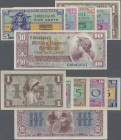 United States of America: Military Payment Certificates, series 521, ND(1954-58), 1st print, set with 6 banknotes, comprising 5 Cents (P.M29, UNC), 10...