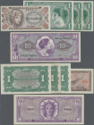 United States of America: Military Payment Certificates, series 651, ND(1969), 1st print, set with 5 banknotes, comprising 50 Cents (P.M72D, UNC), 3x ...