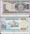 Vanuatu: 1000 Vatu ND Proof print P. 3p with sheet border pieces in condition: aUNC.
 [taxed under margin system]