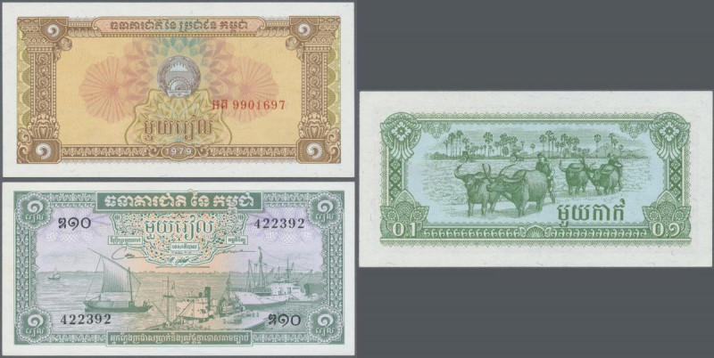 Cambodia: 1956/2007 (ca.), ex Pick 4-58, quantity lot with 2695 Banknotes in goo...