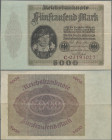 Deutschland - Deutsches Reich bis 1945: 5000 Mark 1923, Ro.86, nicht verausgabt und ohne den späteren Überdruck ”500 Milliarden Mark”, waagerechter Mi...