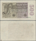 Deutschland - Deutsches Reich bis 1945: 500 Millionen Mark vom 1. September 1923, Fz. DK-2 und 6-stelliger, grüner KN 013984, Ro.109f, jedoch ohne Wz....