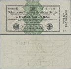 Deutschland - Deutsches Reich bis 1945: Zwischenschein der Schatzanweisungen des Deutschen Reichs zu 2,10 Mark Gold = ½ Dollar 1923, Ro.144e in kassen...
