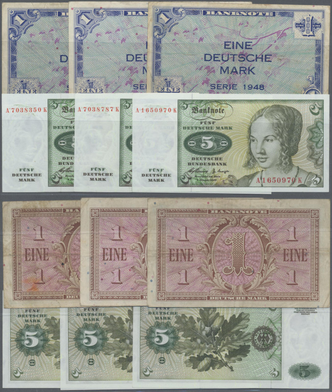 Deutschland - Bank Deutscher Länder + Bundesrepublik Deutschland: Kleines Lot 6 ...