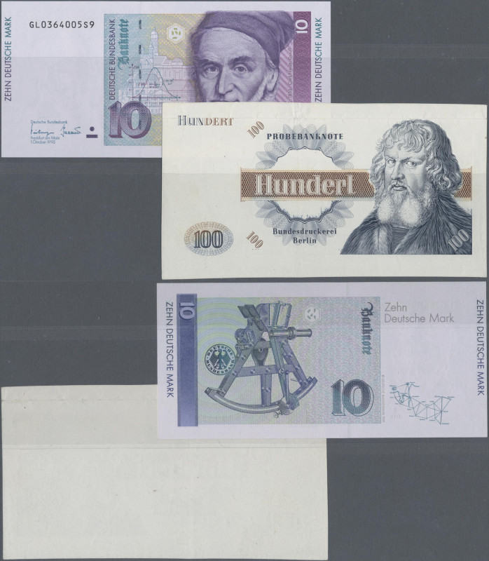 Deutschland - Bank Deutscher Länder + Bundesrepublik Deutschland: 10 DM 1993 Feh...