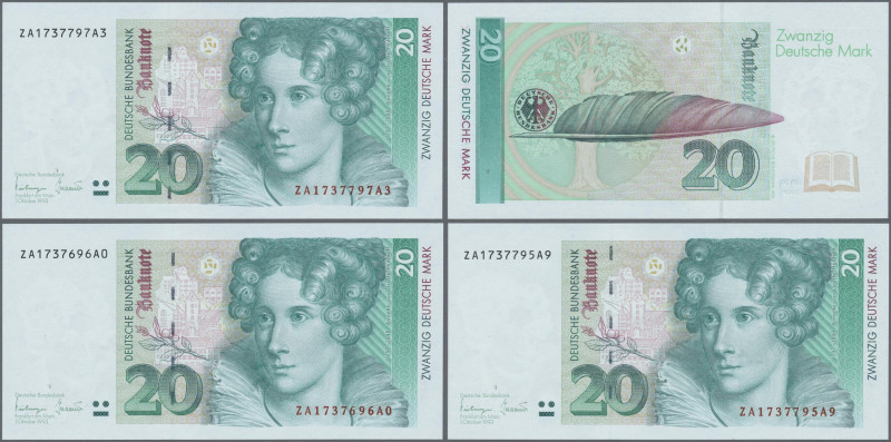 Deutschland - Bank Deutscher Länder + Bundesrepublik Deutschland: Lot mit 10 Ers...