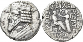Parther: Parther, Königreich der Arsakiden, Gotarzes II., 40-51 n. Chr. AR-Tetradrachme Jahr 359 Monat Peritios (Januar 48 n. Chr.) Seleukeia am Tigri...